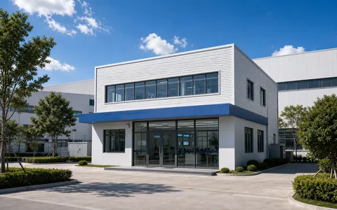 Research and engineering building on the manufacturing campus