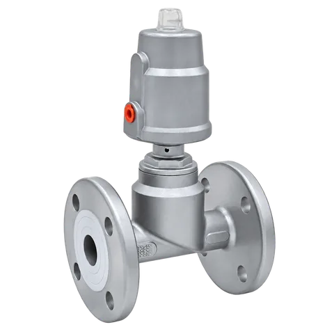 T-Type Inline Flanged Pneumatic Valve — product view