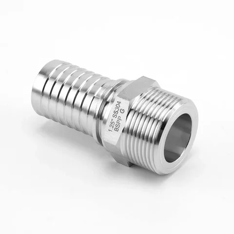 Male-BSP Hydraulic Hose Fitting — product view