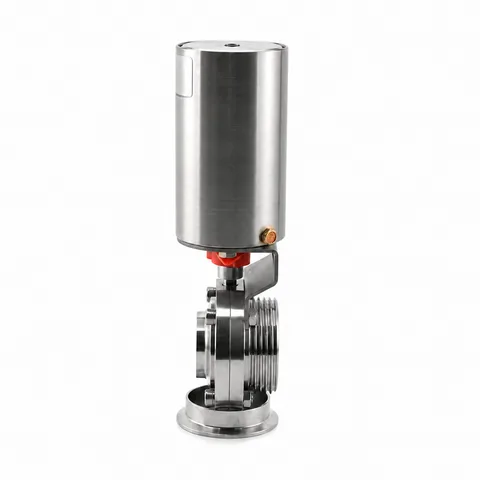 Pneumatic Thread-to-Weld Butterfly Valve — product view