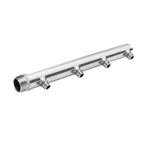Male-Threaded Round-Tube Distribution Manifold — product view