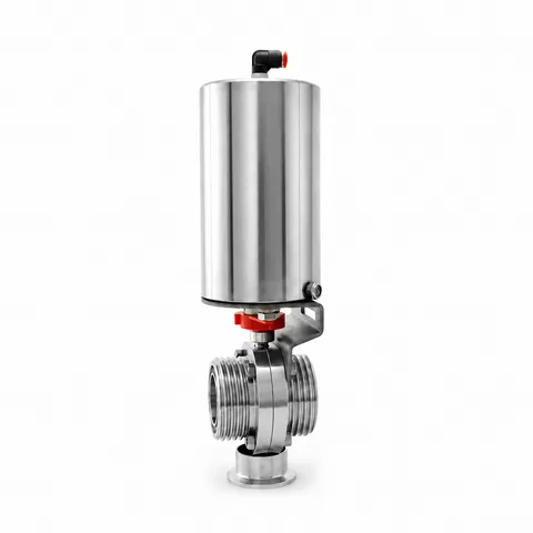 Pneumatic Threaded Butterfly Valve — product view
