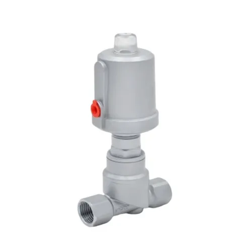 T-Type Inline Female-Thread Pneumatic Valve — product view