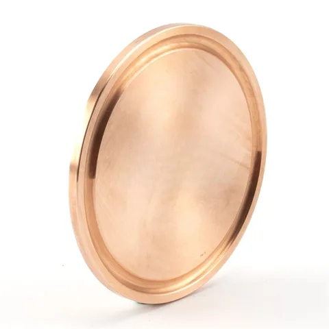 Brass Tri-Clamp Blind Cap — product view