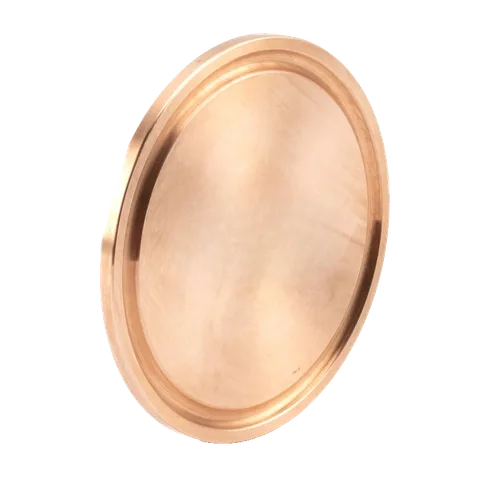 Brass Tri-Clamp Blind Cap — product view