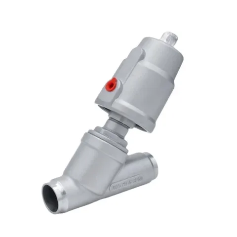 Pneumatic Weld-End Angle Seat Valve, Stainless Steel Actuator — product view