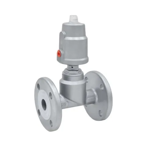 T-Type Inline Flanged Pneumatic Valve — product view