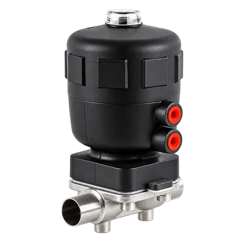 Pneumatic Weld-End Diaphragm Valve, Plastic Actuator — product view
