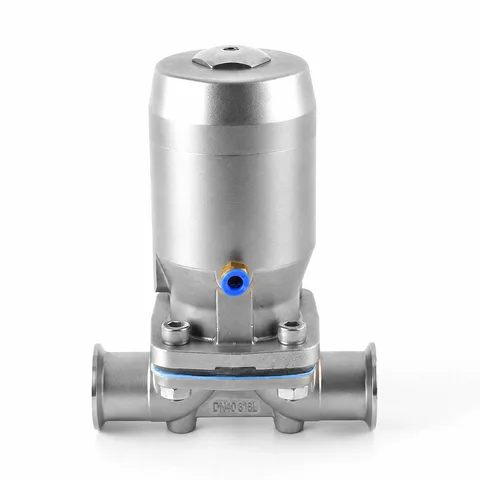 Pneumatic Tri-Clamp Diaphragm Valve, Forged Body — product view