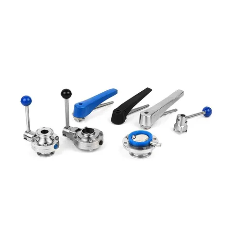 Sanitary Tri-Clamp Butterfly Valve with Vertical Pull Handle — process detail