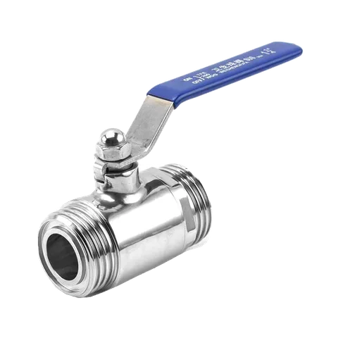 Sanitary Stainless Steel Male-Threaded Ball Valve — product view