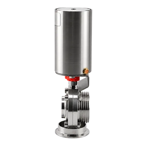 Pneumatic Thread-to-Weld Butterfly Valve — product view