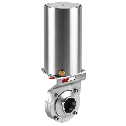 Pneumatic Weld-End Butterfly Valve — product view