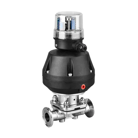 Tri-Clamp Diaphragm Valve with Position Feedback — product view
