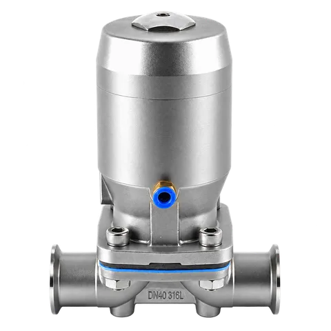 Pneumatic Tri-Clamp Diaphragm Valve, Forged Body — product view