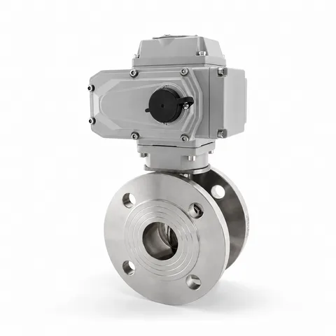 Electric Flanged Butterfly Valve — product view