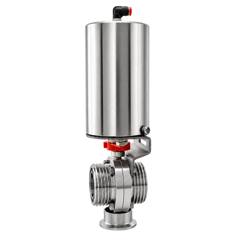 Pneumatic Threaded Butterfly Valve — product view