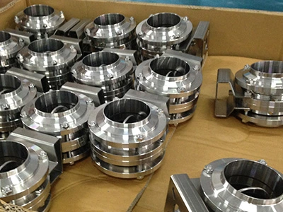 Three-Piece Weld-End Butterfly Valve — process detail