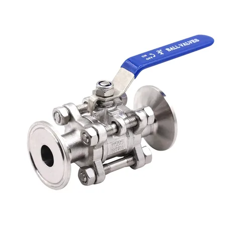 Three-Piece Tri-Clamp Ball Valve