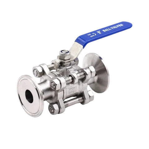 Three-Piece Tri-Clamp Ball Valve