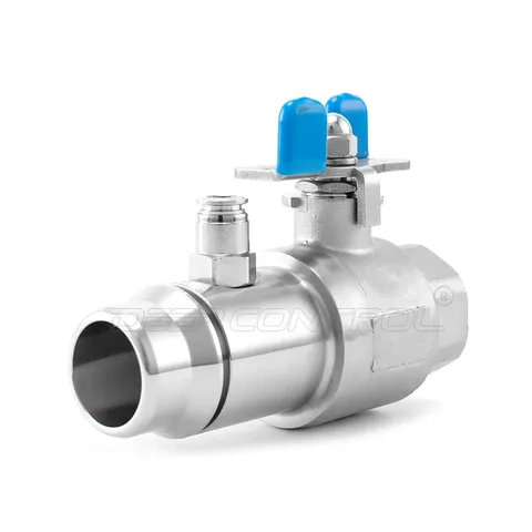 Air-Assisted Sanitary Drain Ball Valve