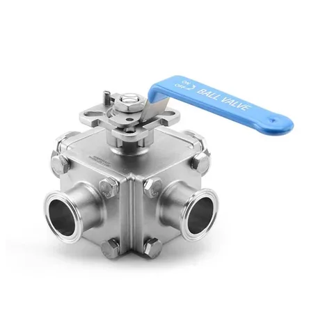 Encapsulated Four-Way Sanitary Ball Valve