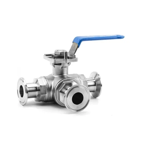 Three-Way Sanitary Ball Valve