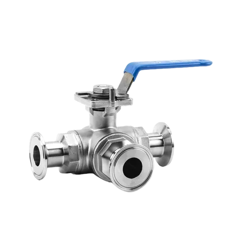 Three-Way Sanitary Ball Valve