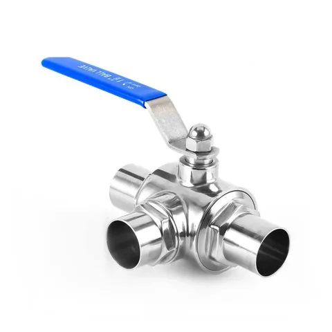 Three-Way Weld-End Ball Valve