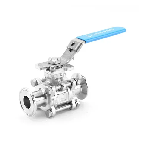 Encapsulated Three-Piece Tri-Clamp Ball Valve
